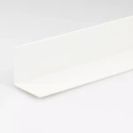 Profil uholníkový PVC bily lesk 25x25x1000
