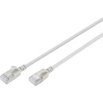 Digitus DK-1632-A-100S RJ45 síťové kabely, propojovací kabely CAT 6A, Kabel F/FTP 10 m šedá flexibilní provedení, extrémně tenký , bez halogenů 1 ks