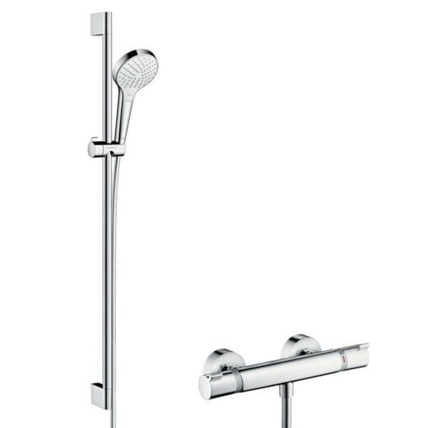 HANSGROHE - Croma Select S Sprchový set s termostatem Ecostat, 2 proudy, chrom 27833400