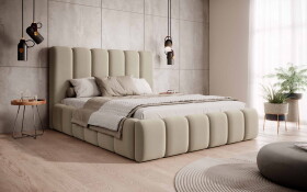FRONTI Postel MODEL 14 180x200 béžová - MONOLITH 02