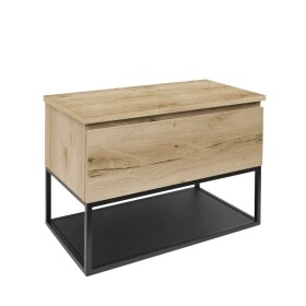 Koupelnová skříňka s krycí deskou SAT B-Way dub mat BWAY60OAKDESK BWAY60OAKDESK