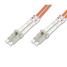 DIGITUS Fiber Optic Patch Cord, LC to LCMultimode 50/125 µ, Duplex Length 15m (4016032249085)