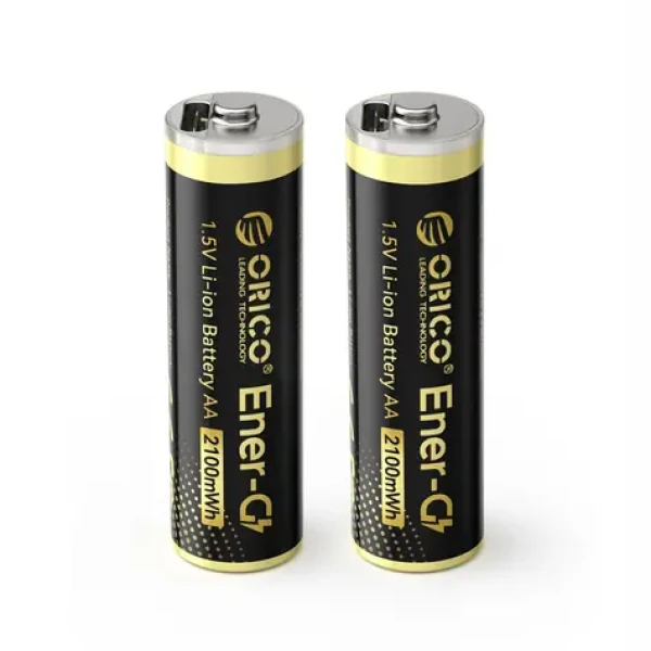 Orico Ener-G EG5C / Nabíjecí baterie / AA / 1,5V / 2100mWh / USB-C / 2 ks