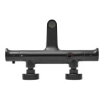 Vanová baterie SAT Dark bez sprchového setu 150 mm černá SATBSDA222C SATBSDA222C