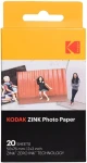 Kodak ZINK fotopapír 5x7,6 cm 20 listů / Samolepicí fotopapír / lesklý / bez inkoustu (11/RODZ2X320)