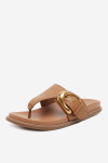Pantofle Gino Rossi CLAUDIE-R25SS03088 Přírodní kůže (useň) - Lícová