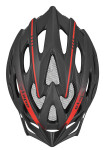Cyklistická přilba na kolo Etape TWISTER, barva černá/červená mat (velikost S/M pro obvod hlavy 55-58 cm)