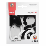 Chrastítko 2 ks černobíla plast 13cm 2 barvy v krabičce 12,5x16cm 0m+ - Haribo