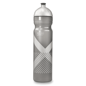 R&B Zdravá lahev 1,0l - SPORT XO stříbrná + náhradní zátka