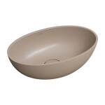 OMNIRES - SHELL M+ umyvadlo na desku, 50 x 32 cm, béžová mat SHELL500UNDB