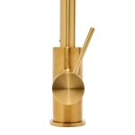Dřezová baterie SAT Aurum s vytahovací sprškou, 2 proudy broušená zlatá SATBAUR286BG SATBAUR286BG