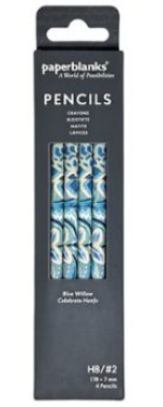 Celebrate Hanfu / Blue Willow / Pencil / 4 PACK