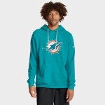 Nike Pánská mikina Miami Dolphins NFL 2025 Sideline Standard Issue Hoodie Velikost: M