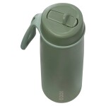B.box Nerezová termoska na pití s brčkem 690 ml - Olive