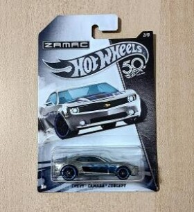 Hot Wheels 50th Anniversary Zamac Chevy Camaro Concept, FRN25