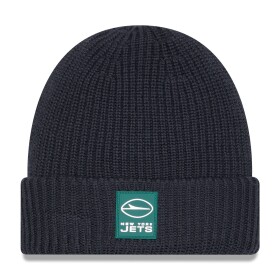 New Era Pánská zimní čepice New York Jets NFL 2025 Sideline Steel Clouds Cuff Knit Beanie