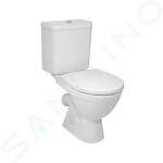 JIKA - Lyra plus WC kombi, Dual Flush, boční napouštění, bílá H8263840002411