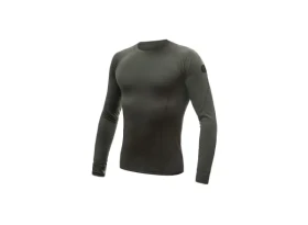 Sensor Merino Air pánské triko dlouhý rukáv Olive Green vel. L