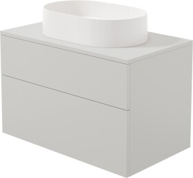 DEANTE - Prizma cashmere koupelnová skříňka, s granitovým umyvadlem - 55x35 cm; SDKB8SAU6S