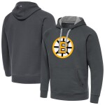 Pánská mikina Boston Bruins Antigua Victory Pullover Hoodie - Charcoal Velikost: XXXL