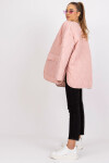 Dámská bunda s kulatým výstřihem Rue Paris Callie - pudrová růžová