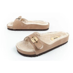 Scholl Iconic MEG Taupe W F303171062 dámské žabky 38