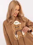 Mikina DHJ BL A8695.65P camel jedna velikost