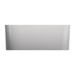 OMNIRES - VALENCIA M+ nástěnná vana, 148 x 77 cm, bílá lesklá, VALENCIA148SWPBP