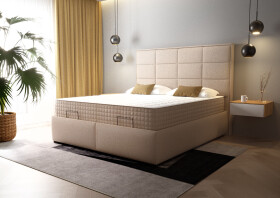 BLANÁŘ NÁBYTEK, a.s. Blanář čalouněná dvoulůžková postel IRUMA - boxbed ROZMĚR: 180 x 200 cm