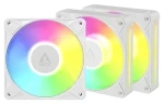 ARCTIC BioniX P12 A-RGB bílá 3 ks / Ventilátor / 120 mm / A-RGB / Daisy-chain (ACFAN00338A)