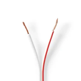 Nedis Repro kabel 2x 1.50 mm2 bílá / Měď / 100.0 m / Kulatý / PVC (CABR1500WT1000)