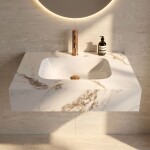 REA - Nástěnné umyvadlo Aresa Cold Jade 70 REA-U9974