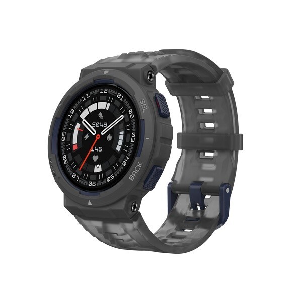 Amazfit Active Edge černá / Chytré hodinky / 1.32" TFT / 10ATM / Bluetooth / Android 7+ iOS 14+ (6972596107231)