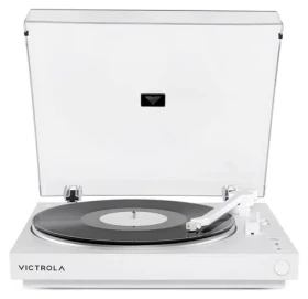 Victrola VPT-800-WHT-INT bílá / Automatický gramofon / 2 rychlostní / BT / RCA / předzesilovač (100002200212)