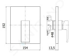 Nion Sprchové dveře pivotové dvoukřídlé L/P, 800 mm, Jika perla Glass, stříbrná/transparentní sklo H2562N10006681