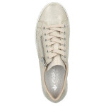 Kožená pohodlná polobotka Rieker W RKR694 beige 36