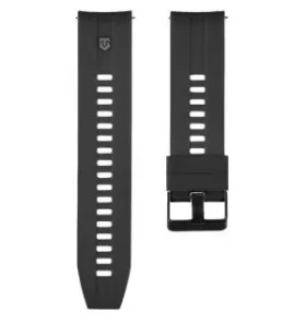 Tactical Quick Release Silikonový Řemínek 24mm černá / Řemínek / Silikonový / 24 mm (57983130361)
