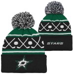 Outerstuff Dětská Zimní Čepice Dallas Stars Face-Off Cuff Pom