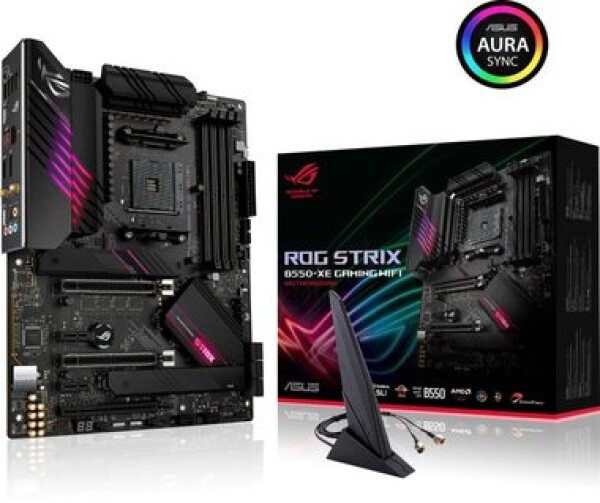 ASUS ROG STRIX B550-XE GAMING WIFI / AMD B550 / DDR4 / SATA III RAID / USB / 2.5GLAN / M.2 / sc.AM4 / Wi-Fi / ATX (90MB17B0-M0EAY0)