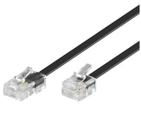 MicroConnect Modulární kabel RJ11 - RJ45 15m černá (MPK463S)