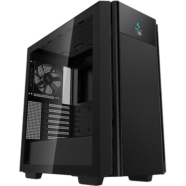 DEEPCOOL CH510 MESH DIGITAL / E-ATX / 1x USB 3.0 / 1x USB- C / bez zdroje / průhledná bočnice (R-CH510-BKNSE1-G-1)