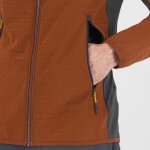 KARPOS Marmolada Hoodie Fleece, Mahogany/Woodl.Gray velikost: L