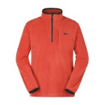 PICTURE M Weavy Grid 1/4 Zip, Fiery Red velikost: L