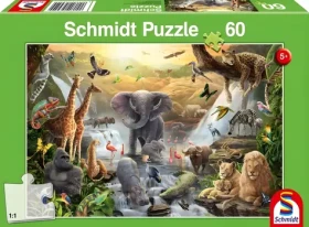 SCHMIDT Puzzle Zvířata v Africe