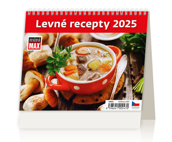 Stolní kalendář 2025 Levné recepty