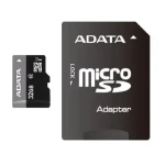Rozbaleno - ADATA Premier Micro SDHC karta 32GB + SD adaptér / UHS-I U1 Class 10 / R: 30MB/s / W: 10MB/s / rozbaleno (AUSDH32GUICL10-RA1.rozbaleno)