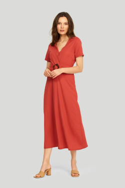 Greenpoint Dress SUK5450001 Tmavě červená
