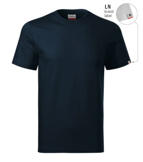Base tričko unisex námořní modrá 02 (brand label) S