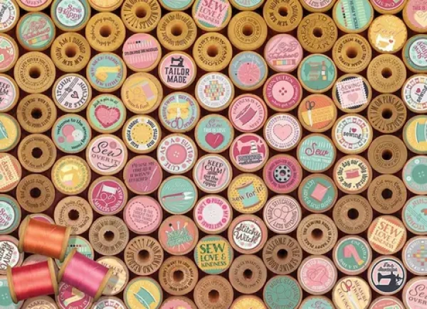 COBBLE HILL Puzzle Šťastné vyšívání