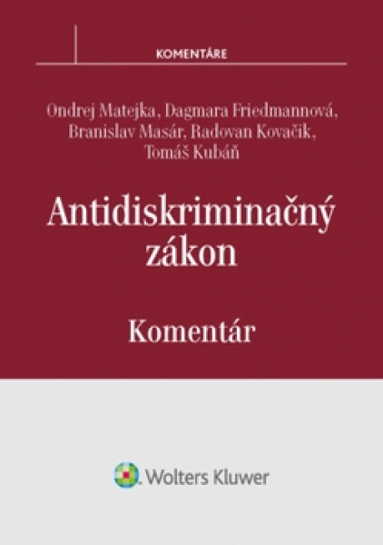 Antidiskriminačný zákon - Ondřej Matějka